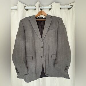 JoS A Bank gray suit coat